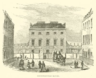 Chesterfield House (rytina) od English School