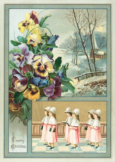 Sbor Girls and Macesies, Christmas Card od English School