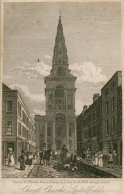 Christ Church, Spitalfields, Londýn od English School