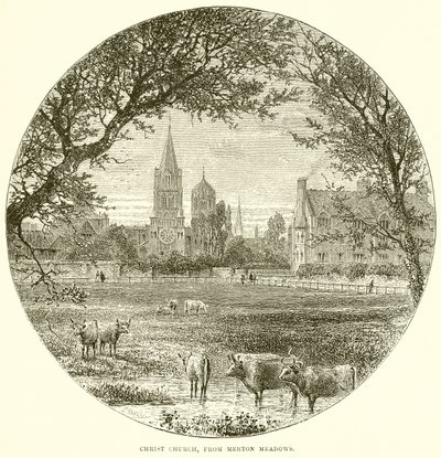 Christ Church, z Merton Meadows od English School