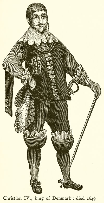 Kristián IV., král dánský; Zemřel 1649 od English School