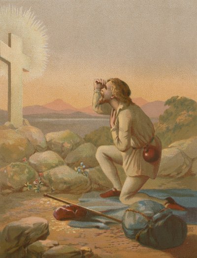 Christian na dohled kříže od English School