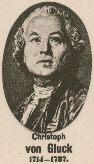 Christoph von Gluck (rytina) od English School