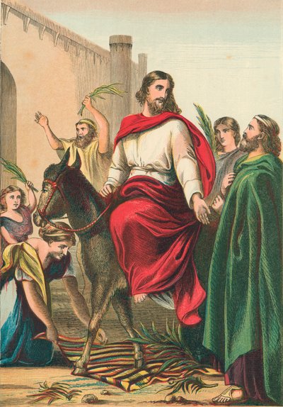 Kristův vjezd do Jeruzaléma od English School