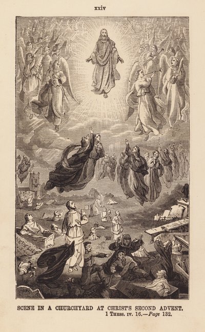 Druhý příchod Krista (rytina) od English School