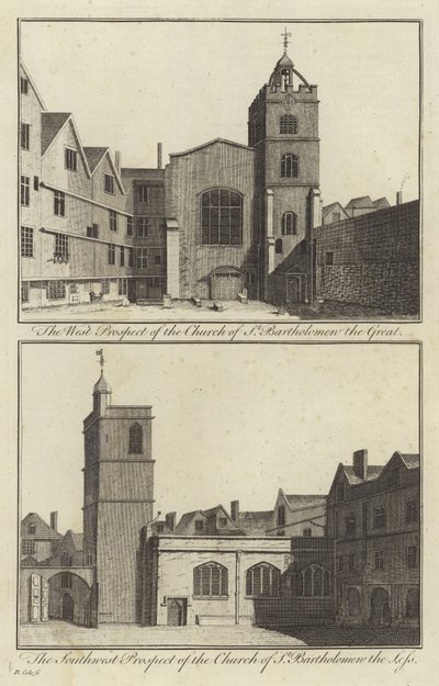 Kostel svatého Bartoloměje Velikého a Kostel svatého Bartoloměje Menšího, Londýn od English School