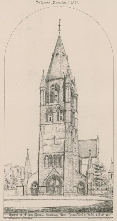 Kostel svatého Jana Křtitele, Kensington od English School