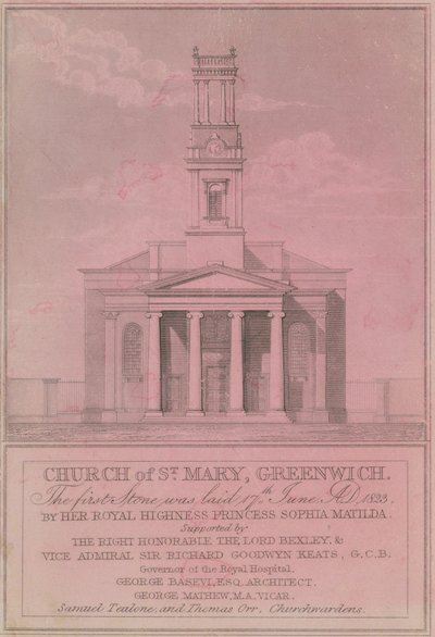 Kostel Panny Marie, Greenwich od English School