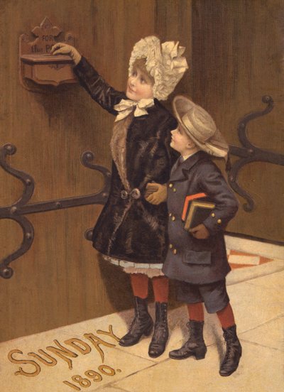 Církevní obětiny (rytina) od English School