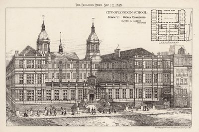 City of London School; vysoce chválený design od English School