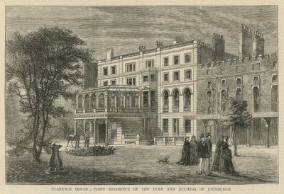 Clarence House, městská rezidence vévody a vévodkyně z Edinburghu od English School