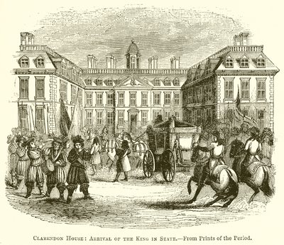Clarendon House: Příjezd krále ve státě od English School