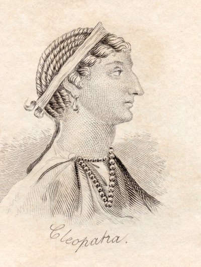 Kleopatra, z „Crabbova historického slovníku“, vydaného v roce 1825 od English School