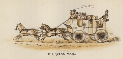 Trenéři a koučování: The Royal Mail (litho) od English School