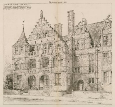 Collingham Gardens, Kensington, Londýn od English School