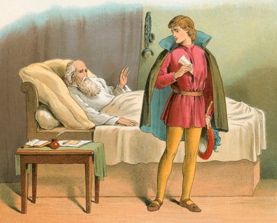 Columbus pošle svého syna k soudu, aby požádal o jeho práva od English School