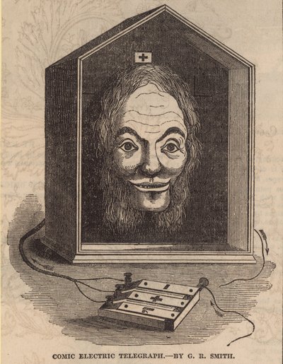 Comic Electric Telegraph od G E Smith od English School