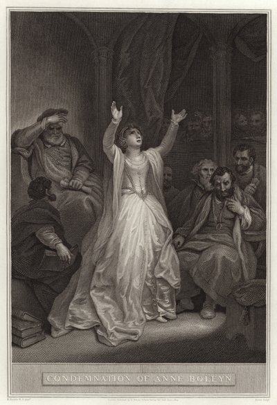 Odsouzení Anny Boleynové od English School