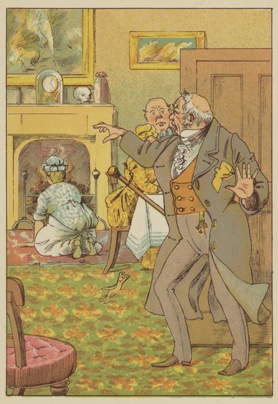 Consternation (barevná rytina) od English School