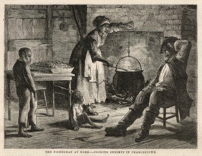 Vaření krevet v Charlestownu od English School