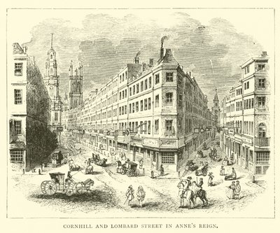 Cornhill a Lombard Street v Annes vládnou od English School
