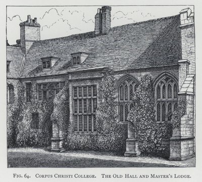 Corpus Christi College, Old Hall a Master