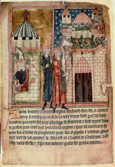 Cott Vitt A XIII f.5 Dvě scény ze života Richarda I., z 
