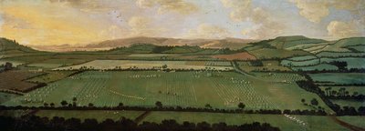 Country Round Dixton Manor, kolem roku 1725 od English School