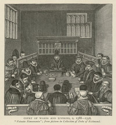 Court of Wards and Liveries, cca 1588-1589 od English School