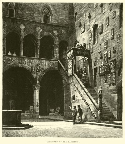 Nádvoří Bargello od English School