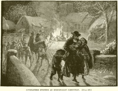 Covenanters vystěhování episkopálního duchovního od English School