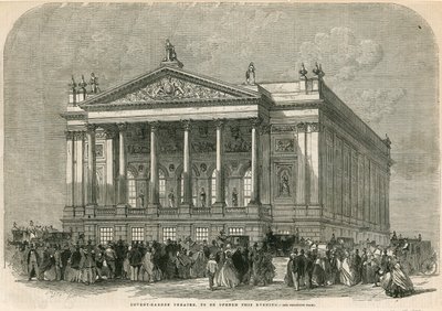 Covent Garden Theatre, Londýn – bude otevřeno dnes večer od English School