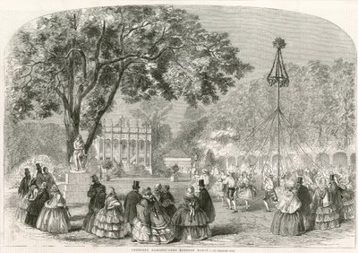 Cremorne Gardens, Londýn, tanec májky od English School