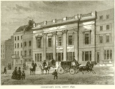 Crockfords Club, asi 1840 od English School