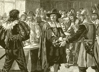 Cromwell rozpouští Dlouhý parlament od English School
