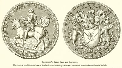 Cromwells Great Seal pro Skotsko od English School