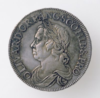 Koruna Olivera Cromwella (1599-1658), London Mint, 1658 (avers) (stříbrná) (revers viz 168062) od English School