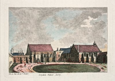 Croydon Palace, Surry, 1785 od English School