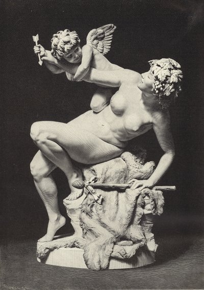 Amor a Bacchante od English School