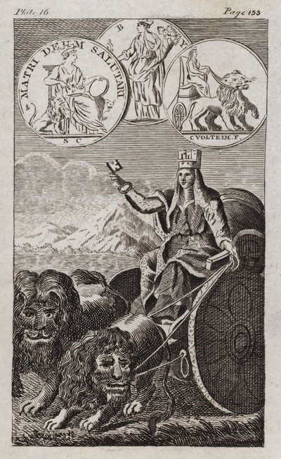 Cybele (rytina) od English School