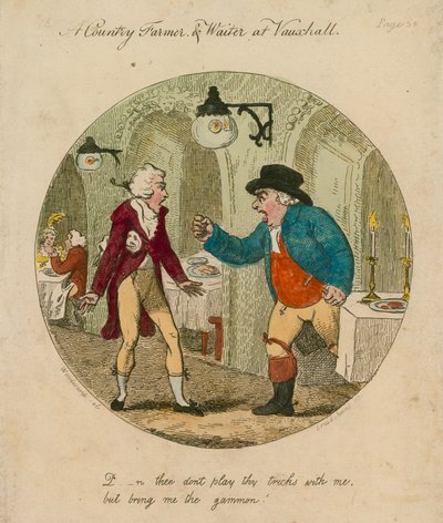 Nehraj se mnou své triky, ale přines mi gammon; Vauxhall Gardens, Londýn od English School