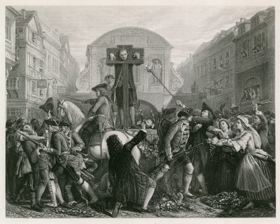 Daniel Defoe na pranýři od English School