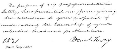 Daniel Terry (herec) od English School