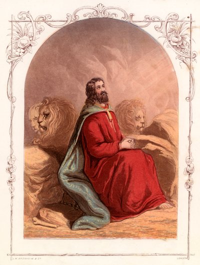 Daniel v jámě lvové od English School