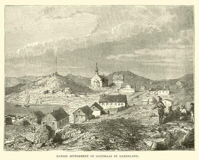 Dänische Siedlung Godthaab in Grönland von English School