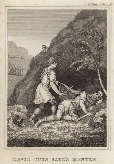 David řeže Sauls Mantle od English School