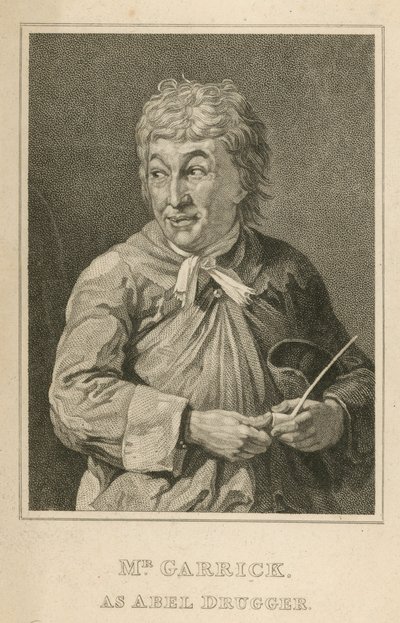 David Garrick, herec, jako Abel Drugger od English School
