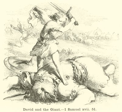 David a obr, 1. Samuelova, xvii, 51 od English School