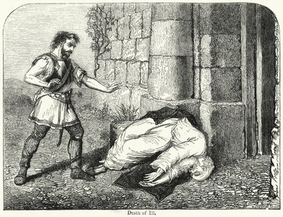 Death of Eli (rytina) od English School