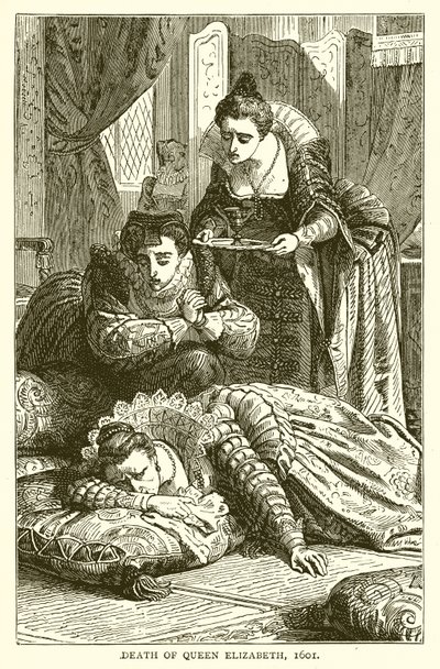 Smrt královny Alžběty, 1601 od English School